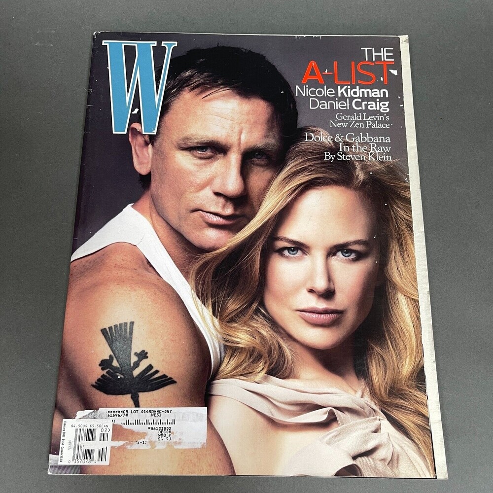 W‎ Magazine February 2007 Nicole Kidman Daniel Craig Dolce & Gabbana